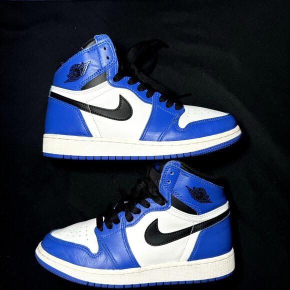 Nike Air Jordan 1 Retro High OG BG Game Royal Men's Shoes - Size 4.5 - Picture 2 of 8
